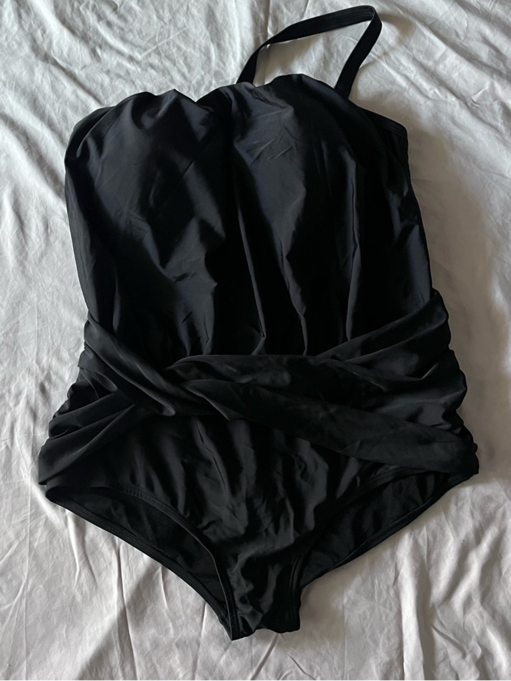 Seekers contour one piece black shaping bathing suit size 20W